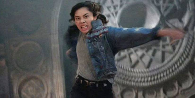 America Chavez about to throw a punch