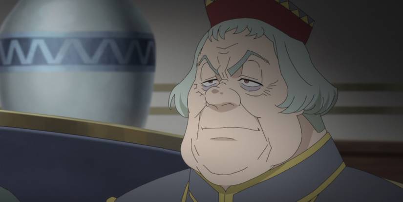 Ascendance of a Bookworm Count Bindewald speaking with the conspirators