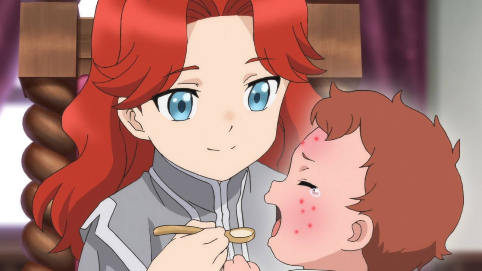 Ascendance of a Bookworm Delia feeding a sick Dirk