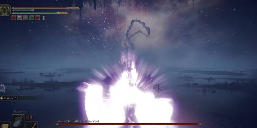 Astel, Naturalborn Of The Void Using Cosmic Laser 