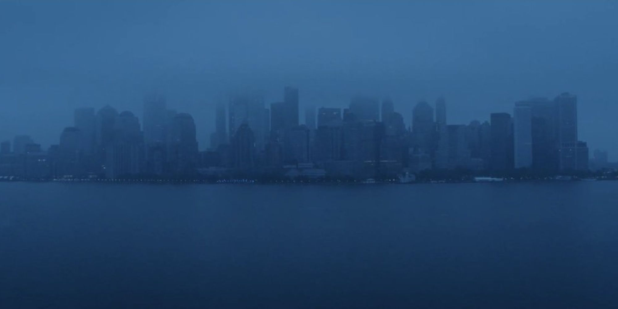 A dark and misty New York City five years after the Blip in Avengers: Endgame