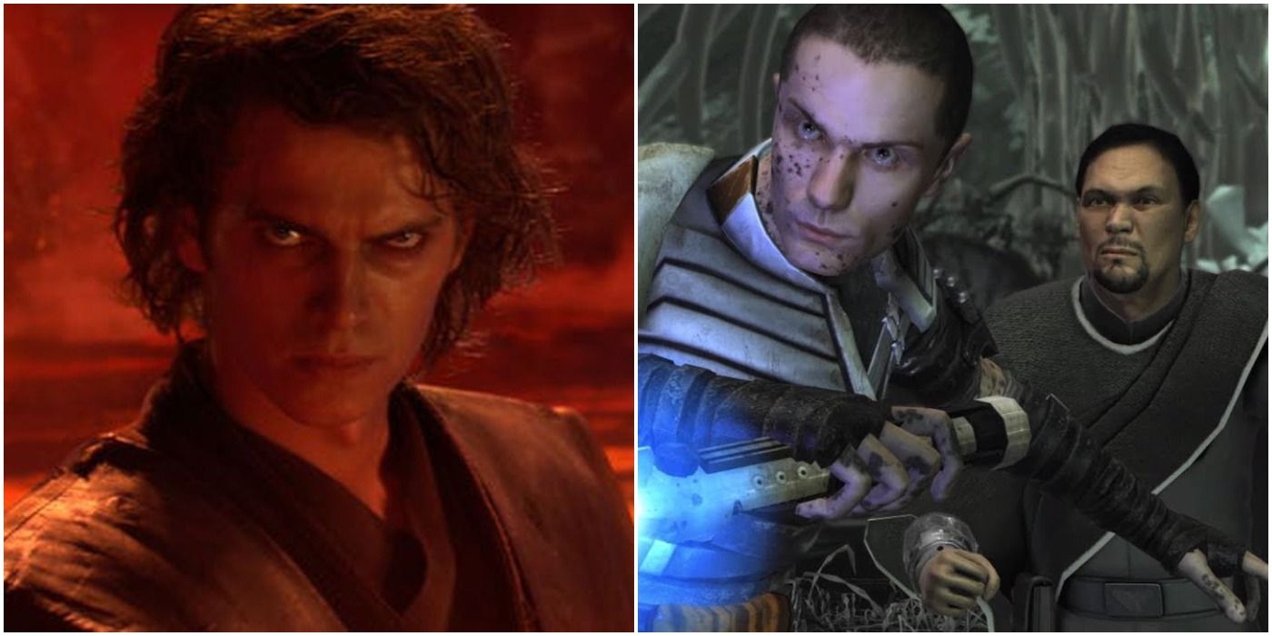 Bail Organa in Star Wars: The Force Unleashed and Anakin Skywalker in Revenge o the Sith