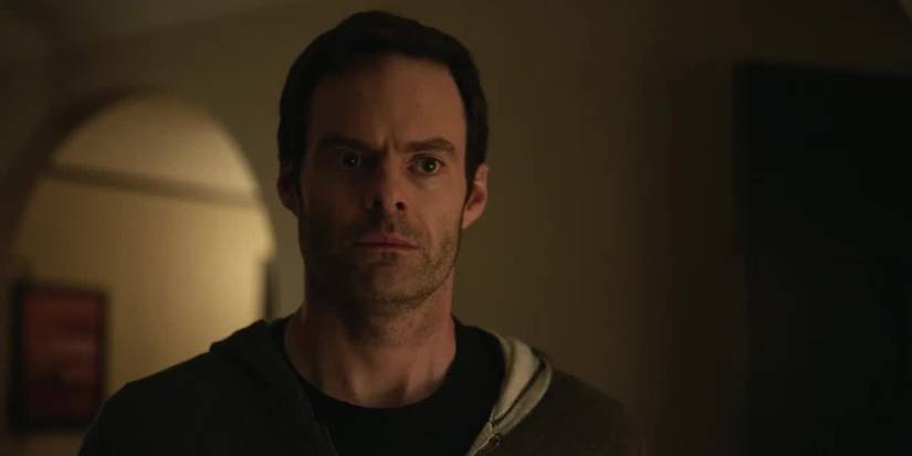 Bill Hader looking concerned in Barry