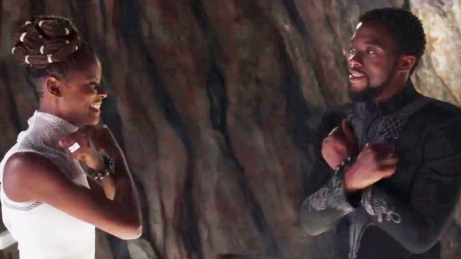 Black Panther Wakanda Forever Letitia Wright Chadwick Boseman