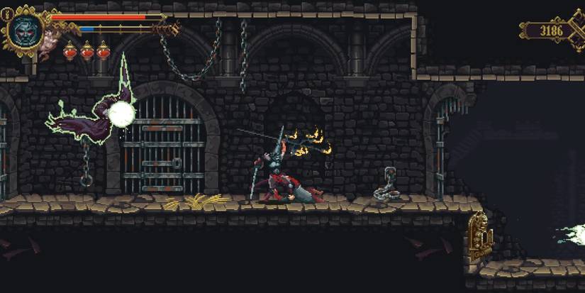 Blasphemous - Attacking an enemy