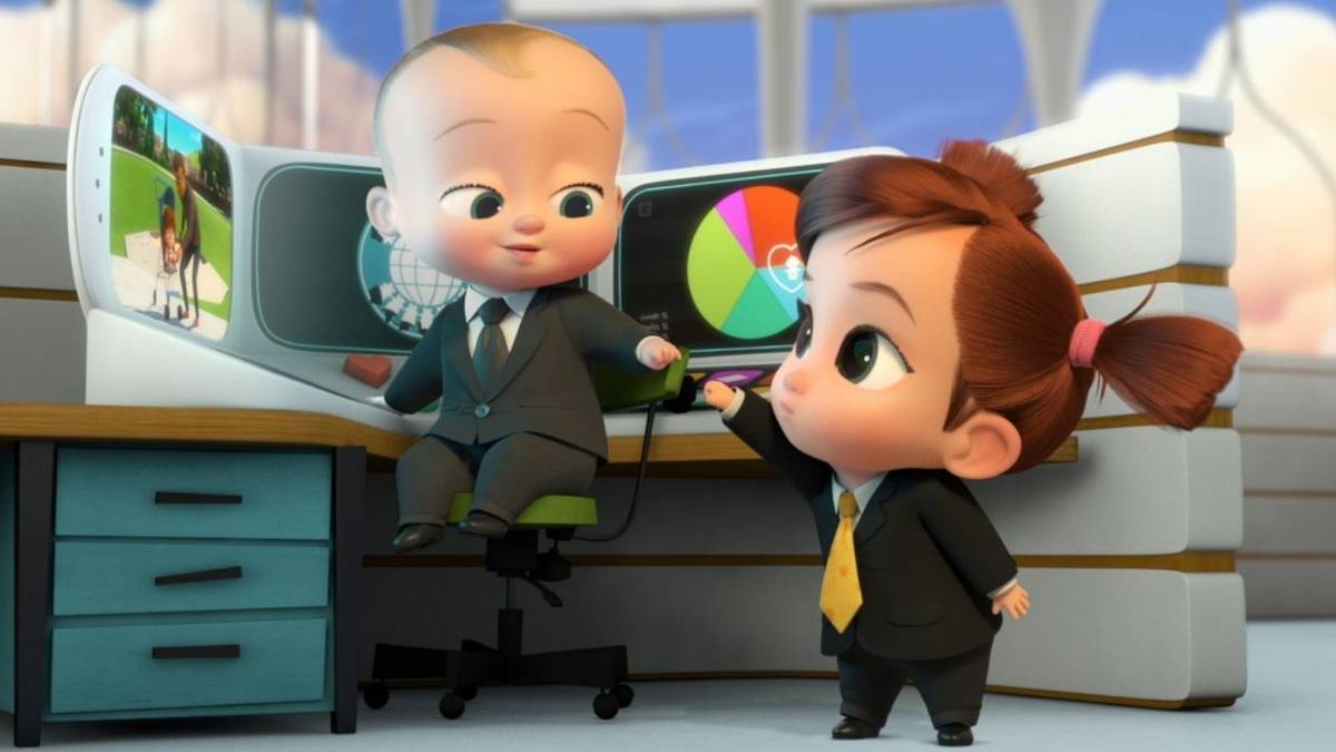 production still from Boss Baby