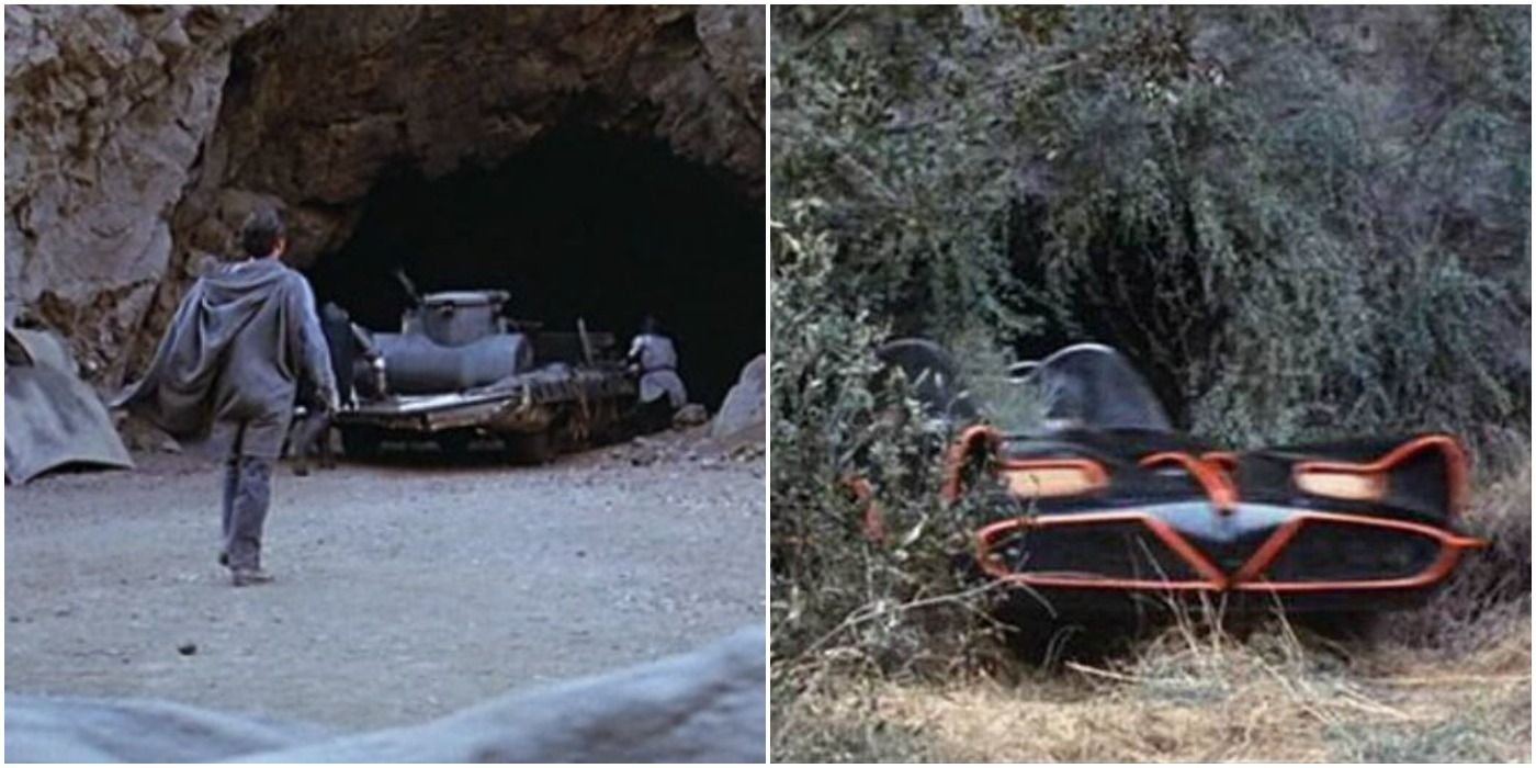 Bronson Cave in Army of Darkness and Batman