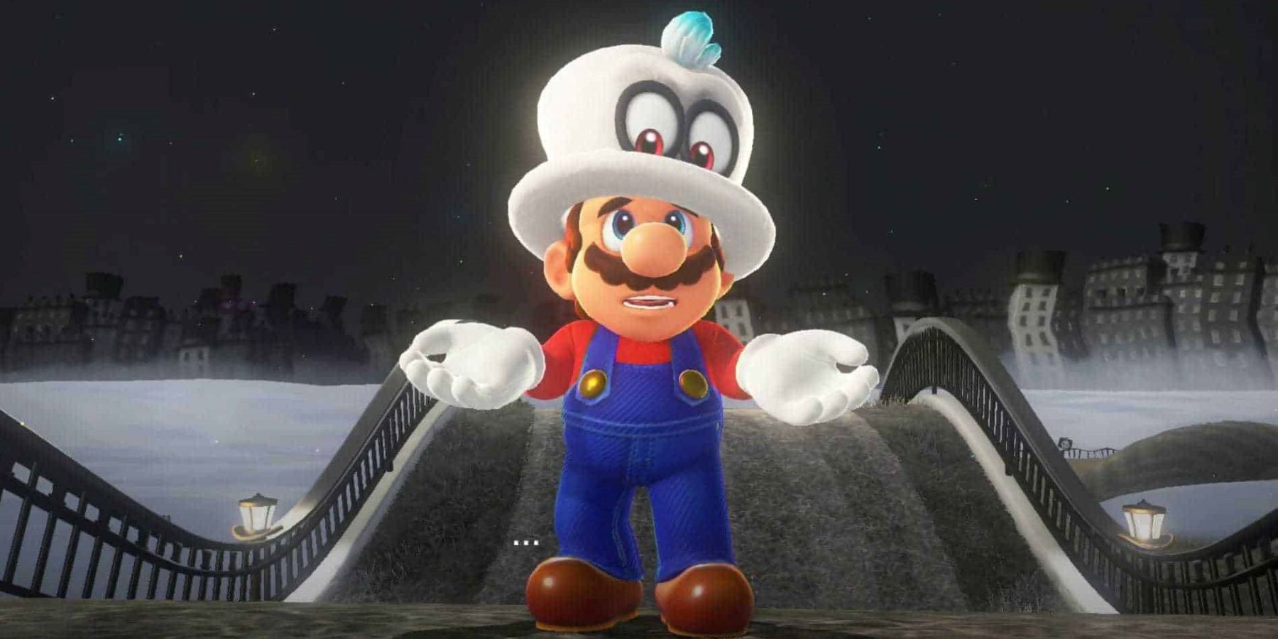 Встреча Марио с Кэппи в Super Mario Odyssey