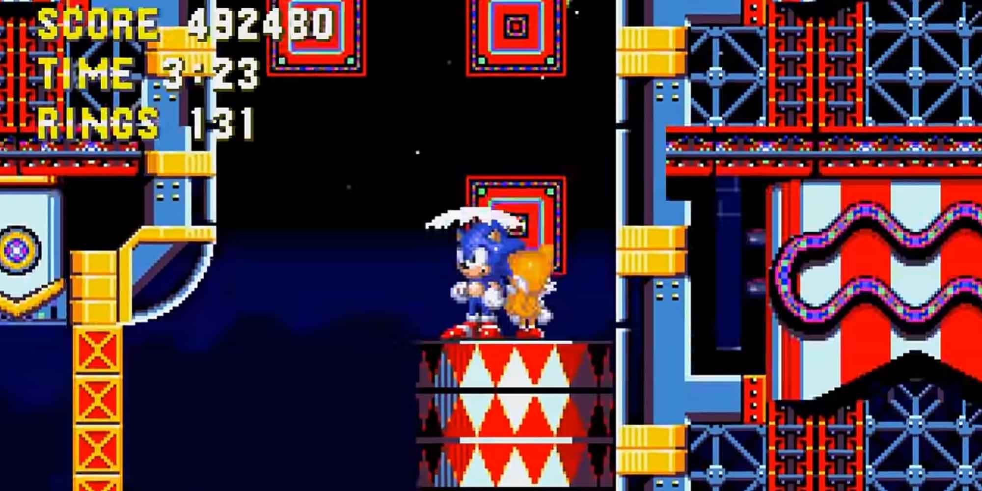 The Carnival Night level in Sonic 3.