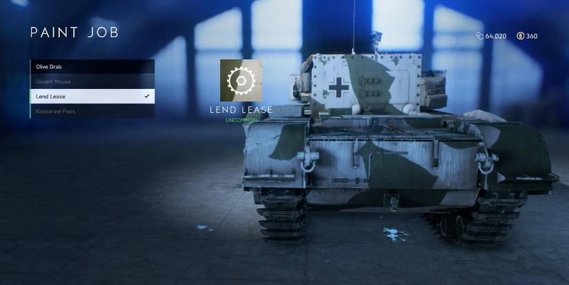 Image of the Churchill Gun Carrier in Battlefield 5.