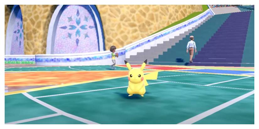 Pikachu in Scarlet and Violet.