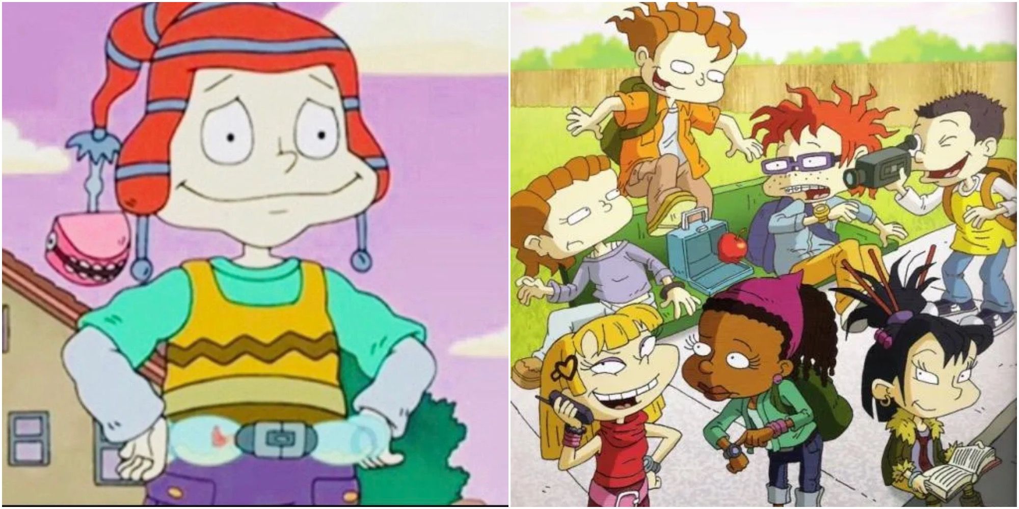 Collage of All GRown Up Dil Pickles, Angelica, Phi, Lil, Tommy, Chucky and friends