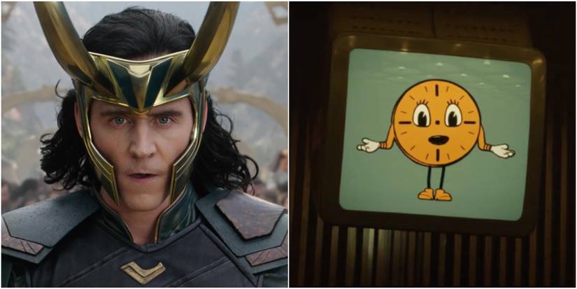 Collage of Loki Marvel Disney Series Tom Hiddleson and Miss Minutes