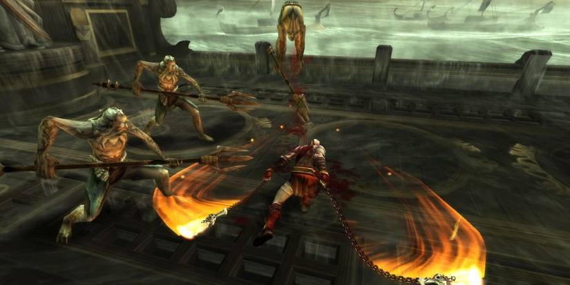 Combat in God of War