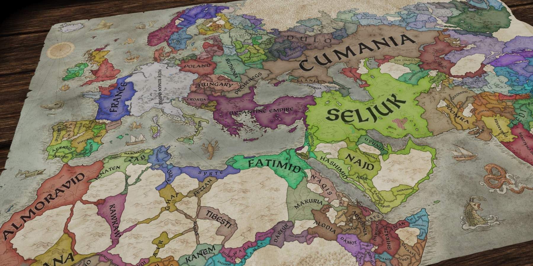 Crusader Kings 3 map