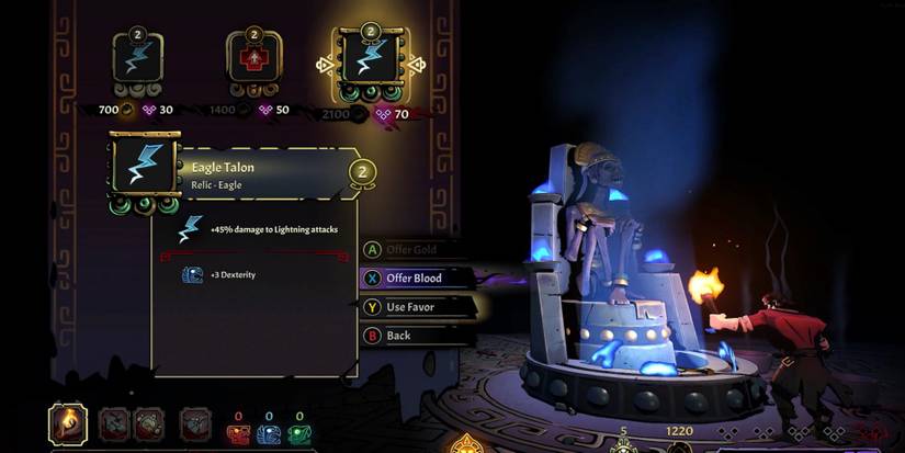 Curse of the Dead Gods - Looking through skills