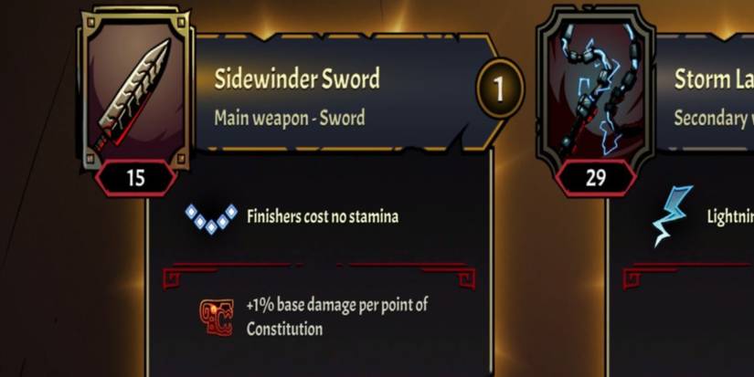 Curse of the dead gods Sidewinder Sword