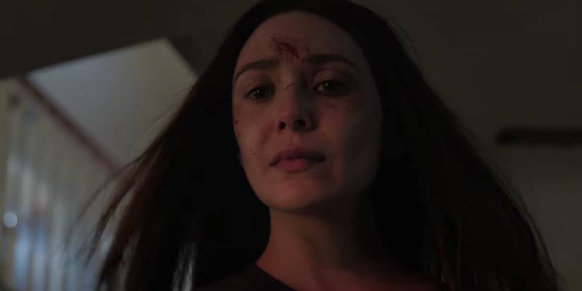 A variant of Wanda from Earth-838 during the climax of Multiverse of Madness