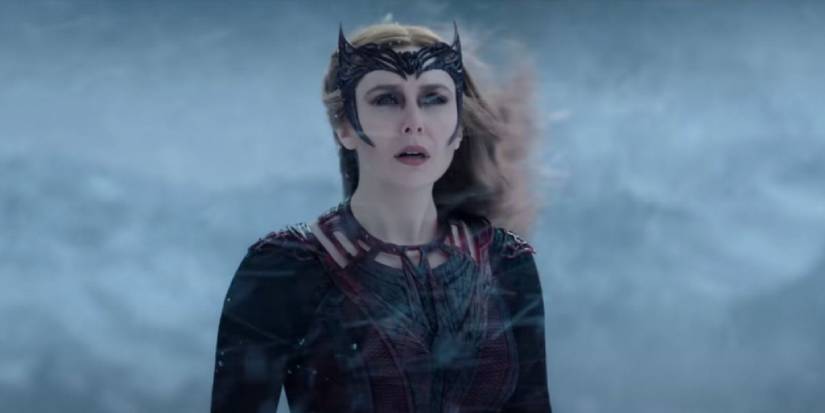 Wanda approaching Mount Wundagore in Doctor Strange in the Multiverse of Madness