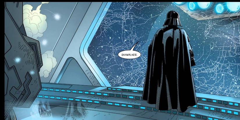 Star Wars Darth Vader learns that Luke is his son