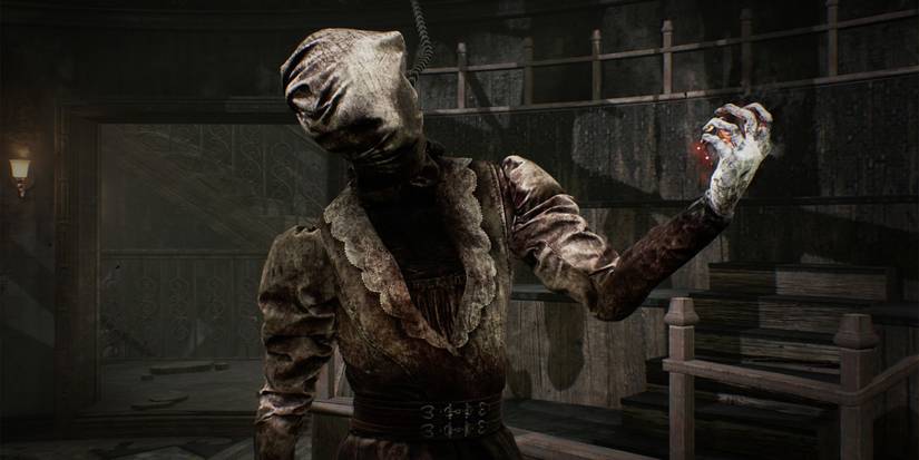 The Nurse from Dead By Daylight charging her Blink power