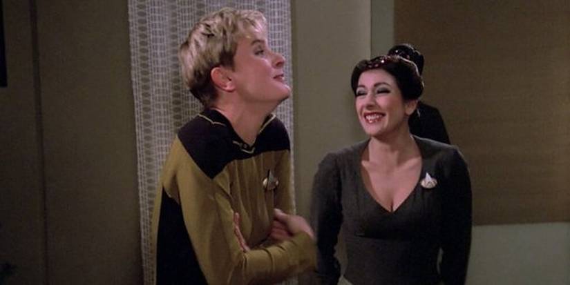 Deanna Troi and Tasha Yar