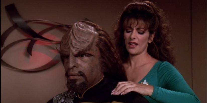 Deanna and Worf