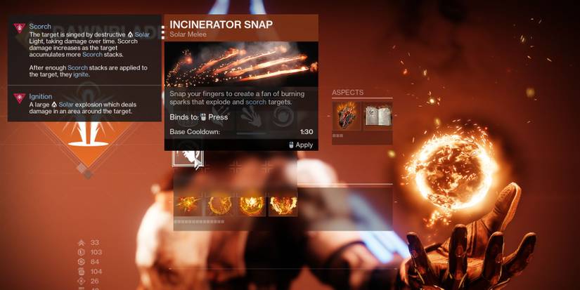 Destiny 2 Incinerator Snap