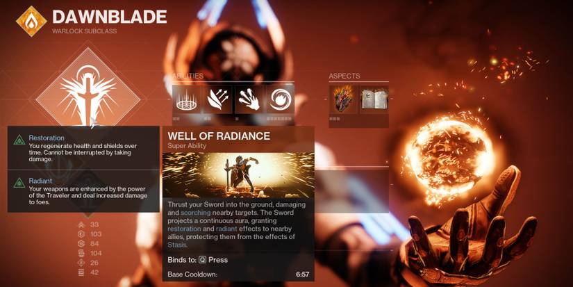 Destiny 2 Well Of Radiance Super