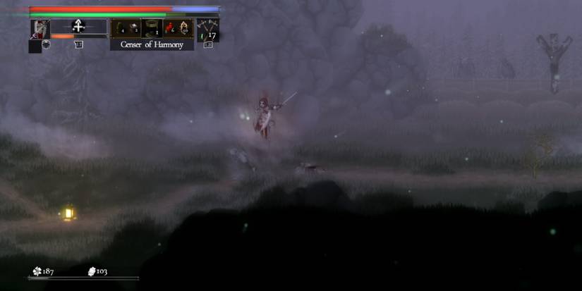 A Paladin Performing An Uppercut In Salt And Sacrifice