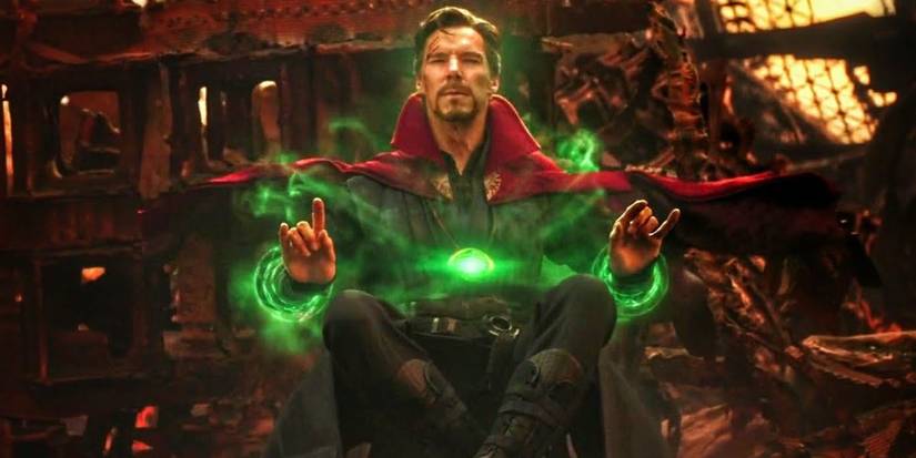 Doctor Strange assessing timelines