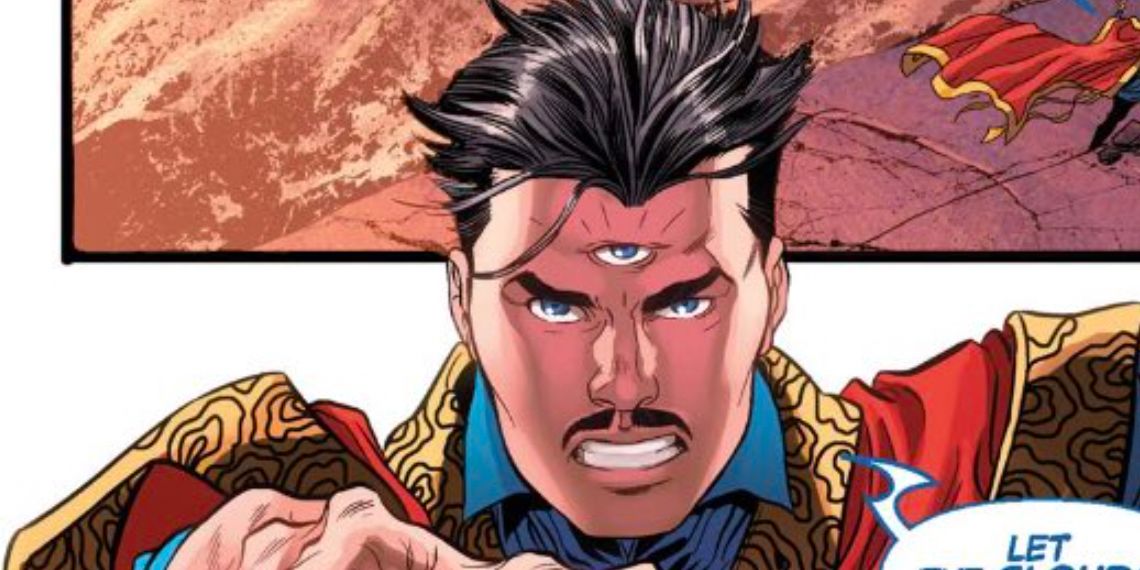 Doctor Strange with a third eye in Marvel comics