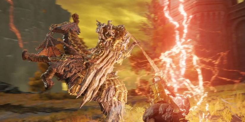 Draconic Tree Sentinel Lightning Attack 