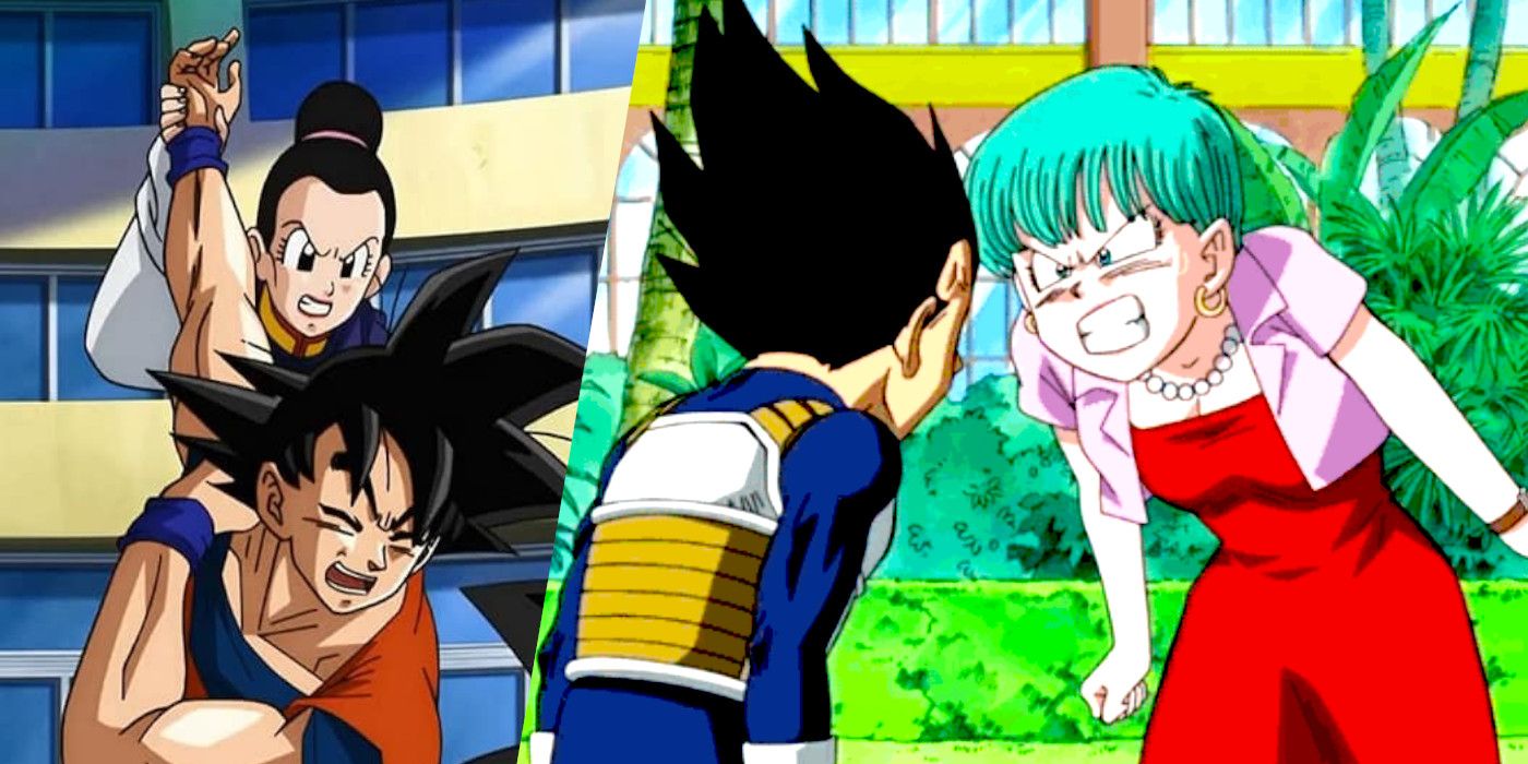 Dragon Ball Chi-Chi Goku Bulma and Vegeta 