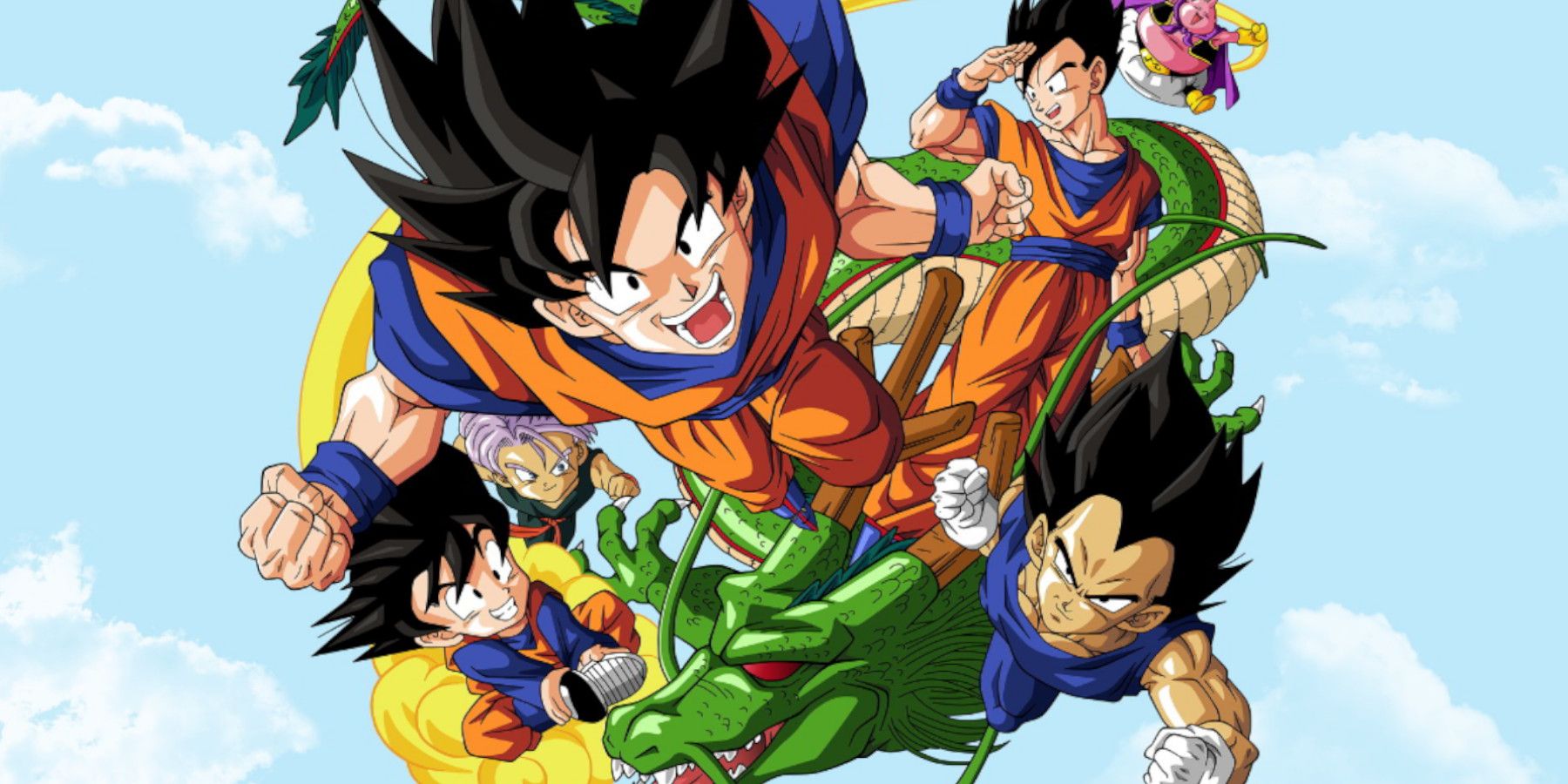 Dragon Ball Goku, Vegeta, Gohan, Trunks, Goten