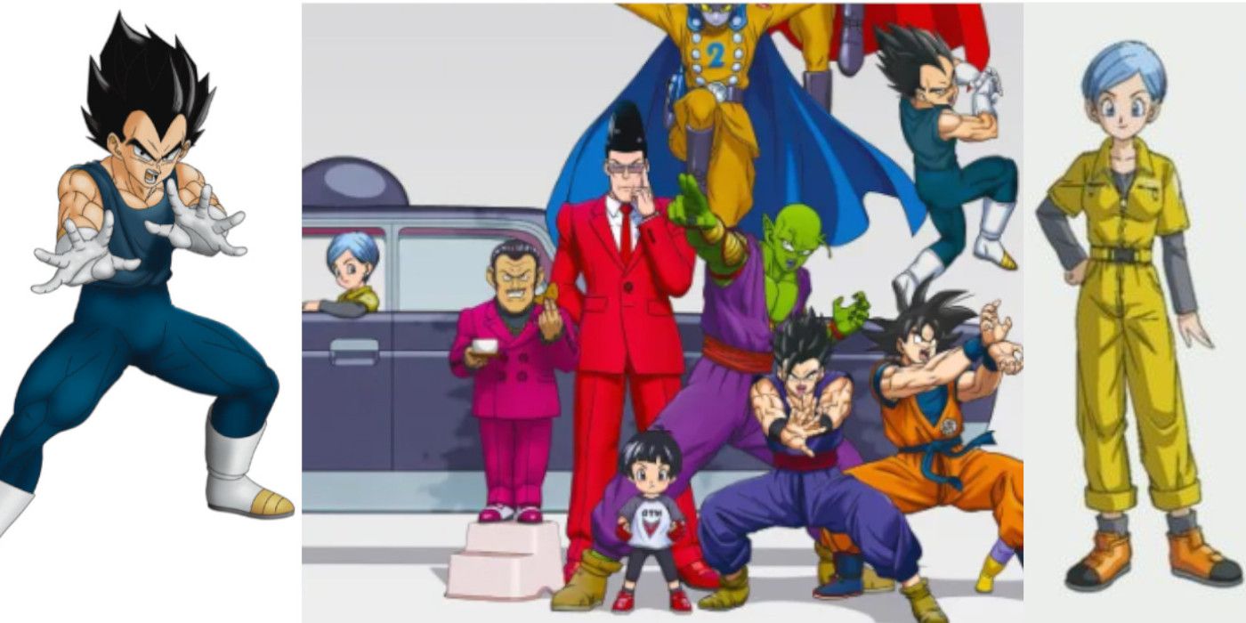 Dragon Ball Super: супергерой Вегета и Булма