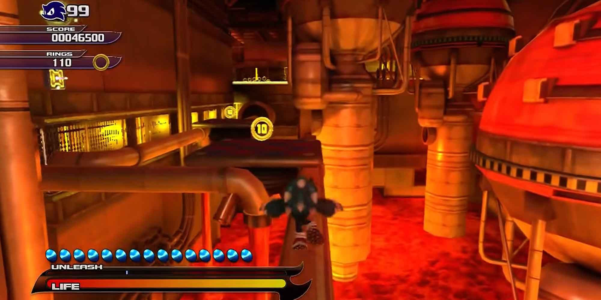 The Eggmanland level in Sonic Unleashed
