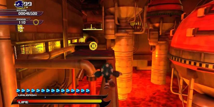 The Eggmanland level in Sonic Unleashed