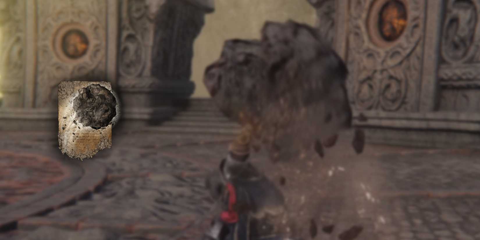 Elden Ring - PNG Of Stone of Gurranq Incantation On Image Of It Being Used