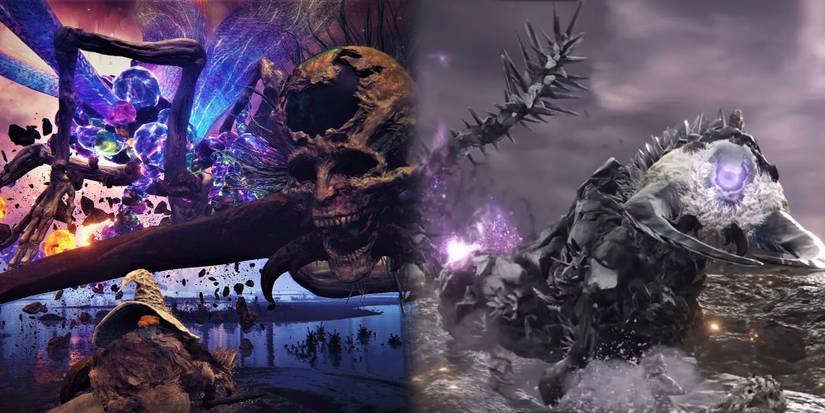 Elden Ring - Side By Side Comparison Of Astel and Fallingstar Beast