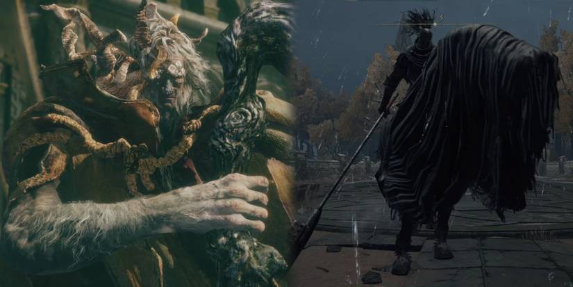 Elden Ring - Side By Side Comparison Of Morgott Acting As Margitt And The Night Calvary