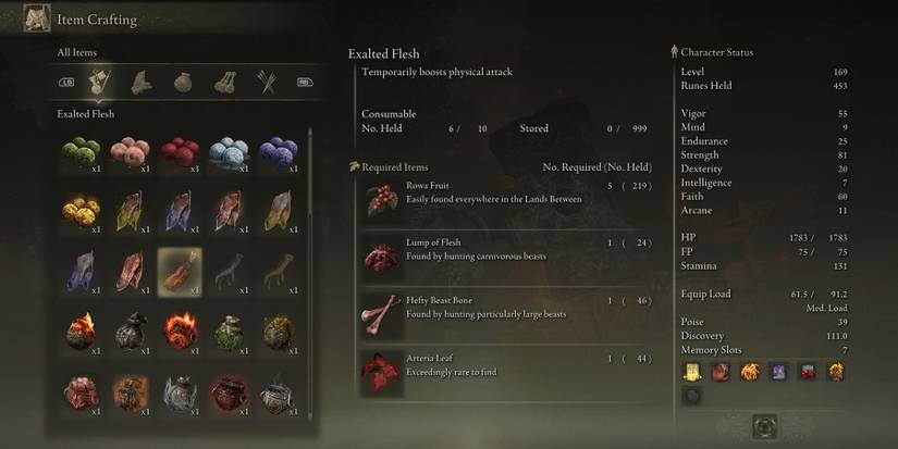 Elden Ring Exalted Flesh