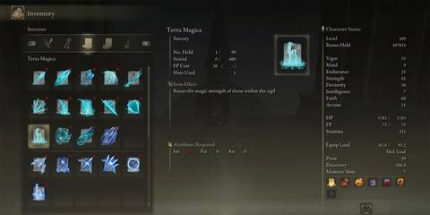 Elden Ring Terra Magica Stats
