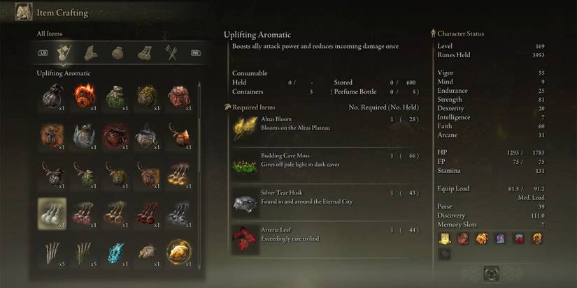 Elden Ring Uplifting Aromatic