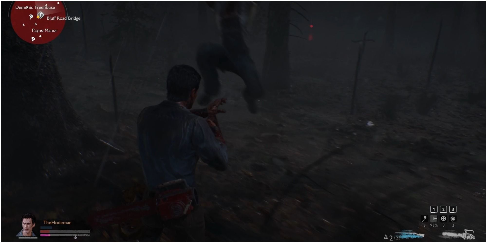 Evil Dead The Game First Mission Leaping Slam Attack From A Miniboss