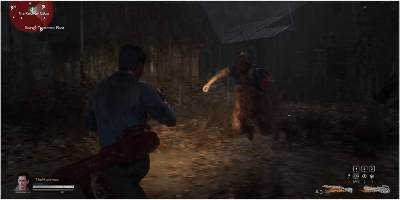 Evil Dead The Game First Mission The Final Boss Floating Toward Ash