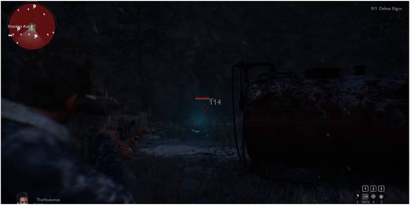 Evil Dead The Game Fourth Mission Shooting Eligos With The Sawgun