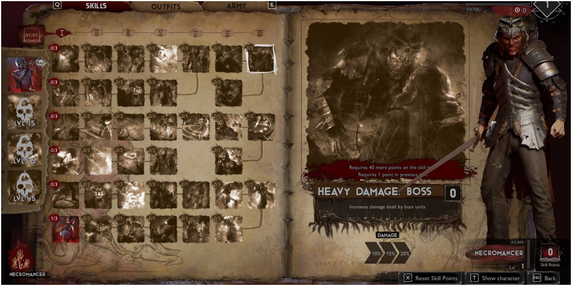 Evil Dead The Game Necromancer Skill Heavy Damage Boss Description