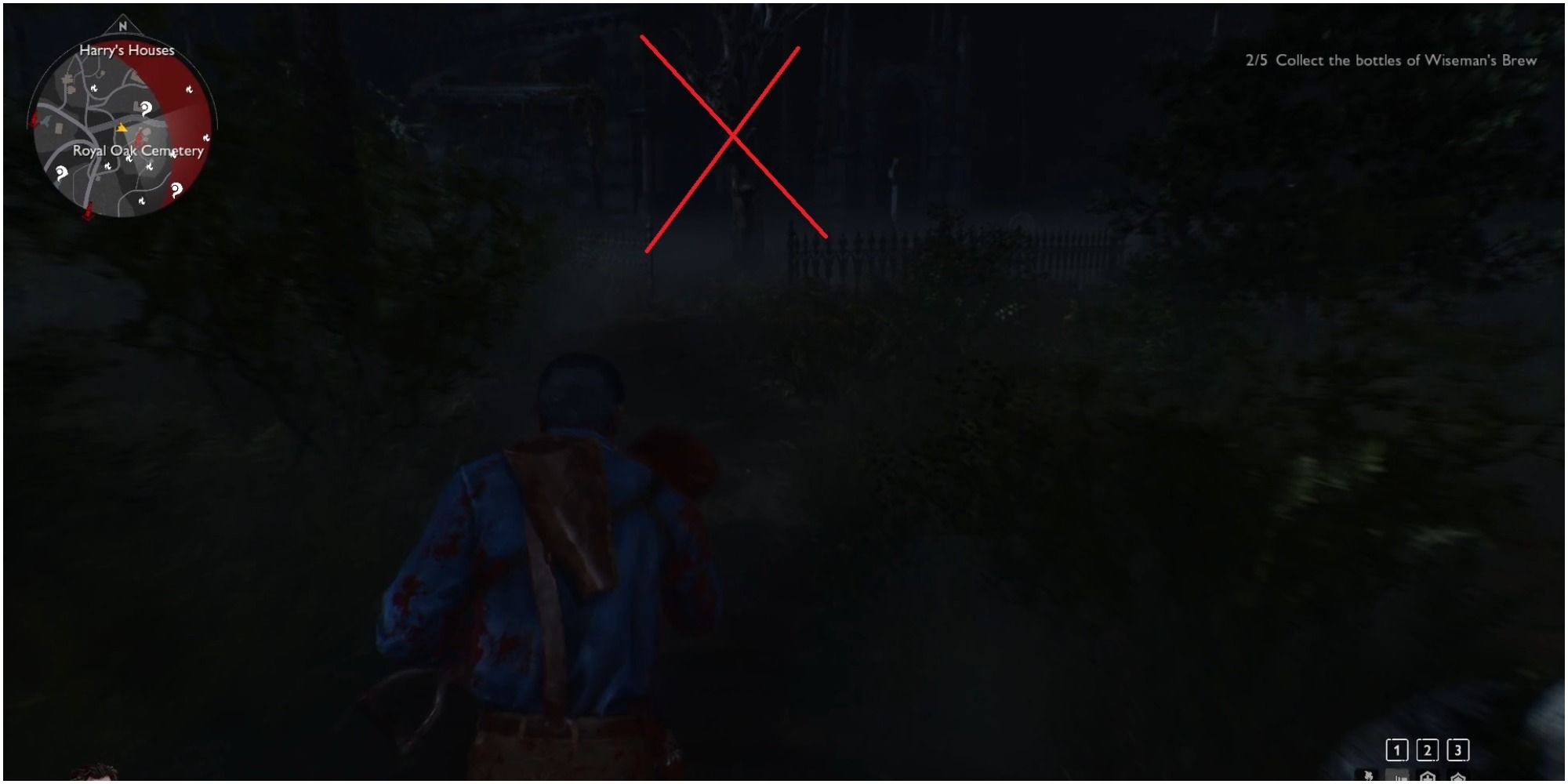 Evil Dead The Game Second Mission Second Tree That Attacks If Ash Gets Too Close