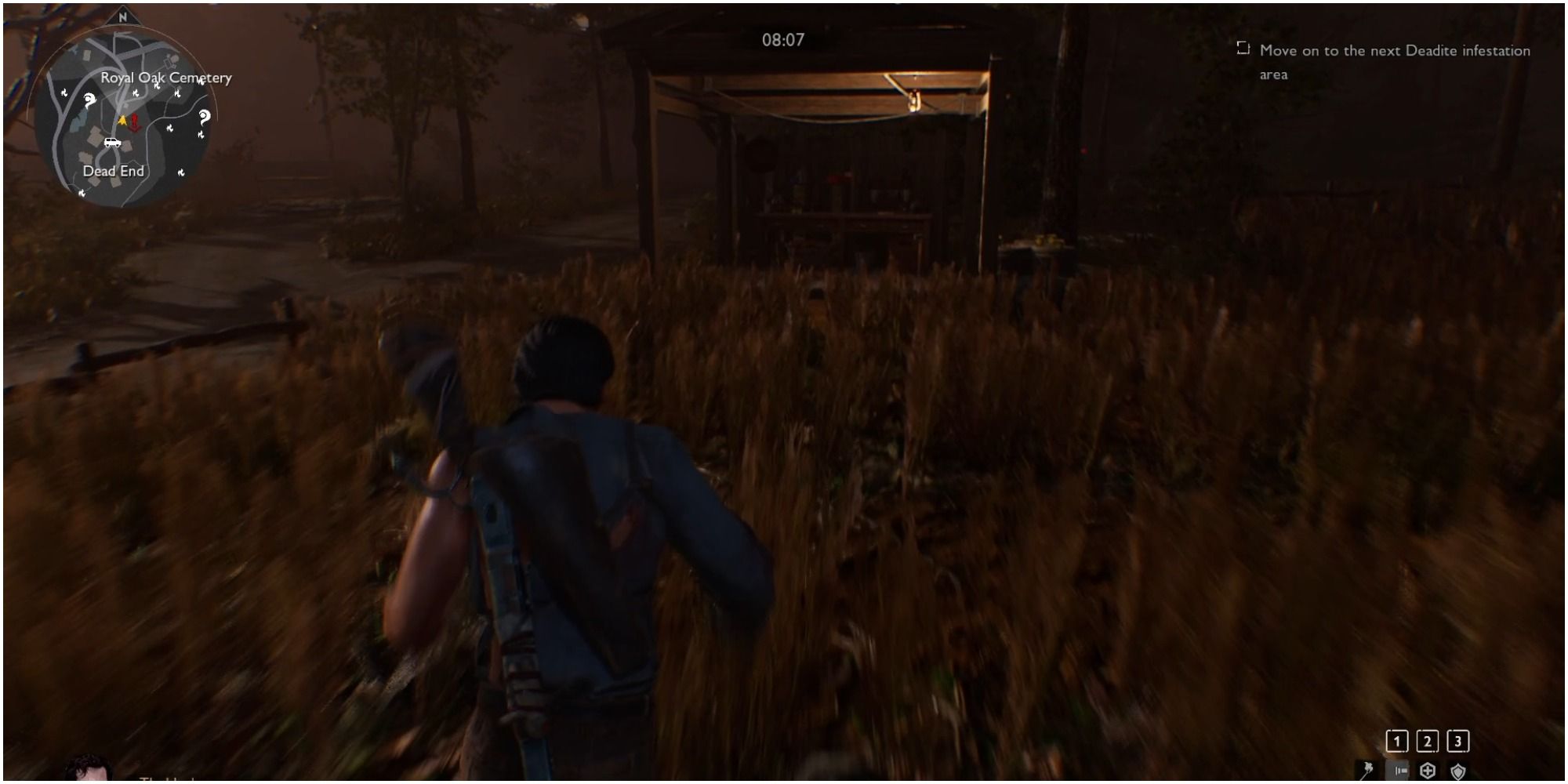 Evil Dead The Game Third Mission Open Shed Next To The Second Objective